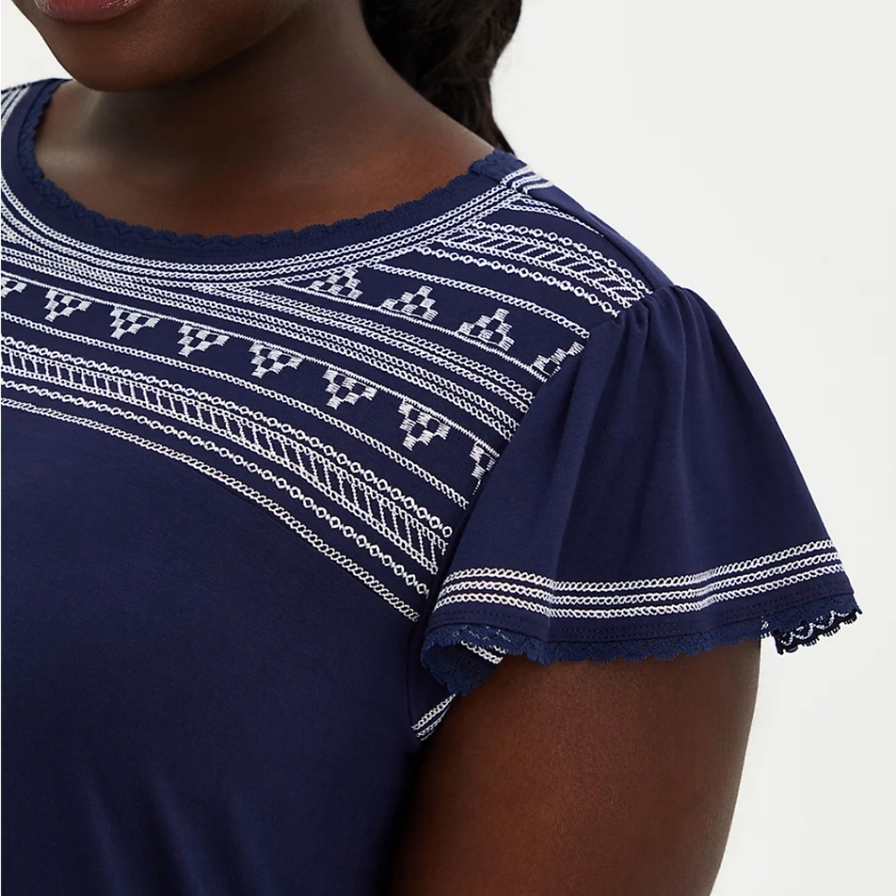 Torrid Super Soft Knit Navy Top